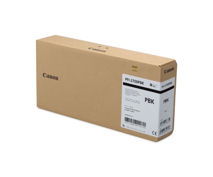 Cartucho de Tinta Original Canon PFI-2700 PBK Negro Foto 700ml