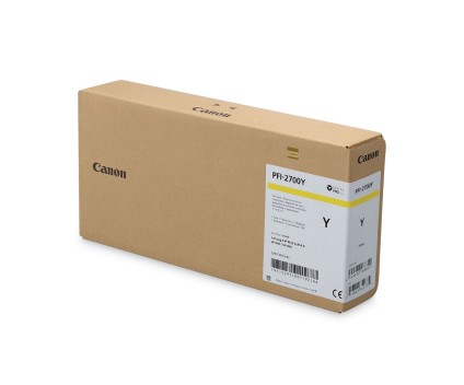 Cartucho de Tinta Original Canon PFI-2700 Y Amarillo 700ml