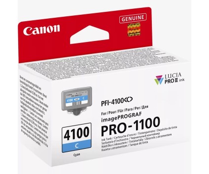 Cartucho de Tinta Original Canon PFI-4100 C Cyan 80ml