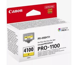 Cartucho de Tinta Original Canon PFI-4100 Y Amarillo 80ml