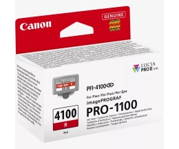 Cartucho de Tinta Original Canon PFI-4100 R Rojo 80ml