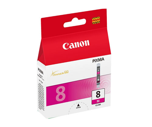 Cartucho de Tinta Original Canon CLI-8 Magenta 13ml ~ 500 Paginas