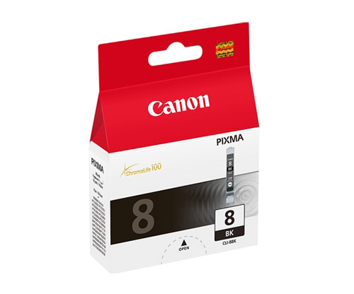 Cartucho de Tinta Original Canon CLI-8 Negro 13ml ~ 5.075 Paginas