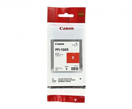 Cartucho de Tinta Original Canon PFI-106 R Rojo 130ml