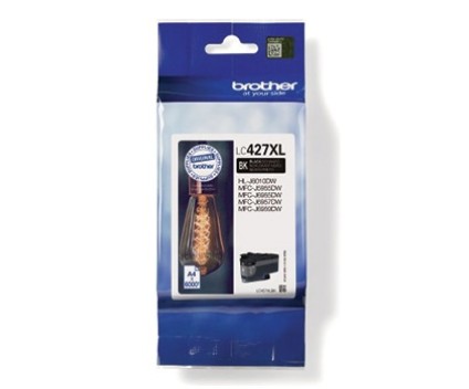 Cartucho de Tinta Original Brother LC-427 XL BK Negro ~ 6.000 Paginas