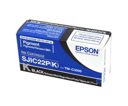 Cartucho de Tinta Original Epson SJIC22P / K Negro 33ml