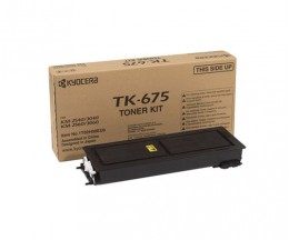 Cartucho de Toner Original Kyocera TK 675 Negro ~ 20.000 Paginas