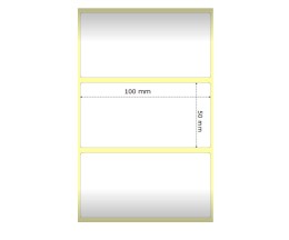 Etiquetas Compatibles, Zebra 3006777-T 100mm x 50mm ~ 3.000 / Rodillo