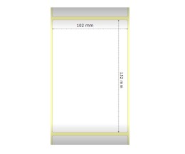 12 Etiquetas Compatibles, Zebra 800264-605 101.5mm x 152mm ~ 475 / Rodillo