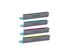 4 Cartuchos de Toneres Compatibles, Lexmark C925H Negro + Colores ~ 8.500 / 7.500 Paginas