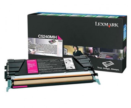Cartucho de Toner Original Lexmark C5240MH Magenta ~ 5.000 Paginas