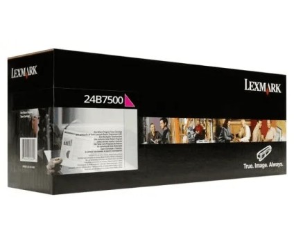 Cartucho de Toner Original Lexmark 24B7500 Magenta ~ 6.000 Paginas