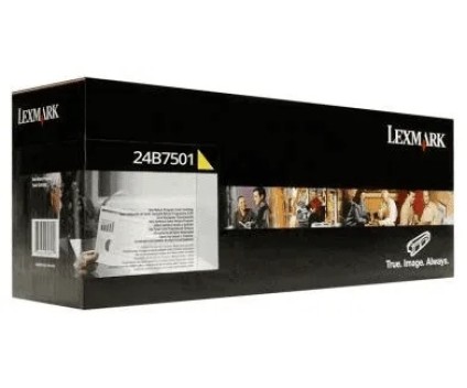 Cartucho de Toner Original Lexmark 24B7501 Amarillo ~ 6.000 Paginas