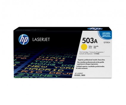 Cartucho de Toner Original HP 503A Amarillo ​~ 6.000 Paginas