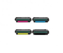 4 Cartuchos de Toneres Compatibles, HP 646X / 646A Negro + Colores ~ 17.000 / 12.500 Paginas