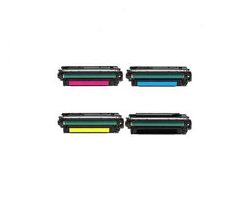 4 Cartuchos de Toneres Compatibles, HP 646X / 646A Negro + Colores ~ 17.000 / 12.500 Paginas