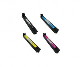 4 Cartuchos de Toneres Compatibles, HP 823A / 824A Negro + Colores ~ 20.000 / 21.000 Paginas