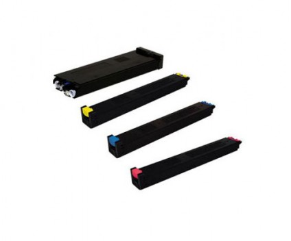 4 Cartuchos de Toneres Compatibles, Sharp MX51 Negro + Colores ~ 40.000 / 18.000 Paginas