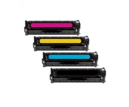 4 Cartuchos de Toner Compatibles, HP 205A Negro + Colores ~ 1.100 / 900 Paginas