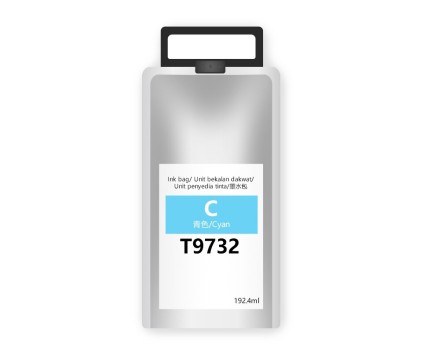 Cartucho de Tinta Compatible Epson T9732 Cyan 192.4ml