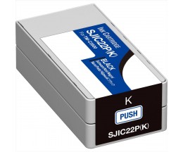 Cartucho de Tinta Compatible Epson SJIC22P / K Negro 33ml
