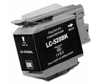 Cartucho de Tinta Compatible Brother LC-528 XL BK Preto ~ 12.000 Paginas