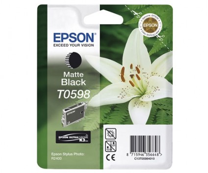 Cartucho de Tinta Original Epson T0598 Negro Mate 13ml