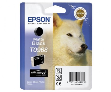 Cartucho de Tinta Original Epson T0968 Negro Mate 11.4ml