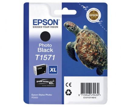 Cartucho de Tinta Original Epson T1571 Negro FOTO 25.9ml