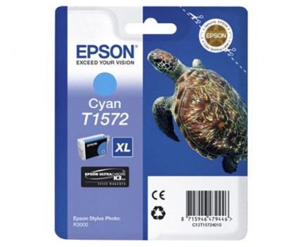 Cartucho de Tinta Original Epson T1572 Cyan 25.9ml