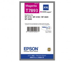 Cartucho de Tinta Original Epson T7893 XXL Magenta 34.2ml ~ 4.000 Paginas