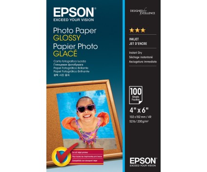 Papel Fotográfico Original Epson S042548 200 g/m² ~ 100 Pages 102mm x 152mm