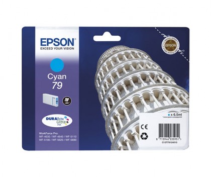 Cartucho de Tinta Original Epson T7912 / 79 Cyan 6.5ml ~ 800 Paginas