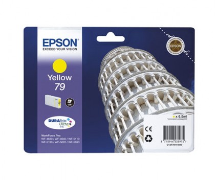 Cartucho de Tinta Original Epson T7914 / 79 Amarillo 6.5ml ~ 800 Paginas