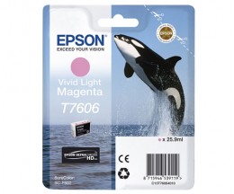 Cartucho de Tinta Original Epson T7606 Magenta Claro 25.9ml