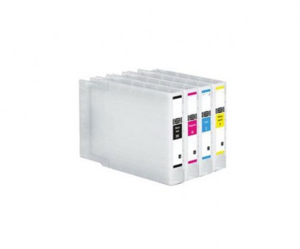 4 Cartuchos de Tinta Compatibles, Epson T9081-T9084 Negro 100ml + Colores ~ 5.000 / 4.000 Paginas