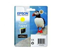 Cartucho de Tinta Original Epson T3244 Amarillo 14ml ~ 980 pages