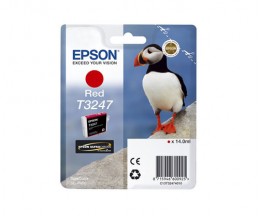 Cartucho de Tinta Original Epson T3247 Rojo 14ml ~ 980 pages