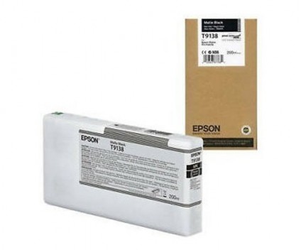 Cartucho de Tinta Original Epson T9138 Negro Mate 200ml