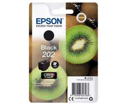 Cartucho de Tinta Original Epson T02E1 / 202 Negro 6.9ml