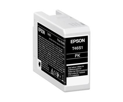 Cartucho de Tinta Original Epson T46S8 Negro Mate 25ml