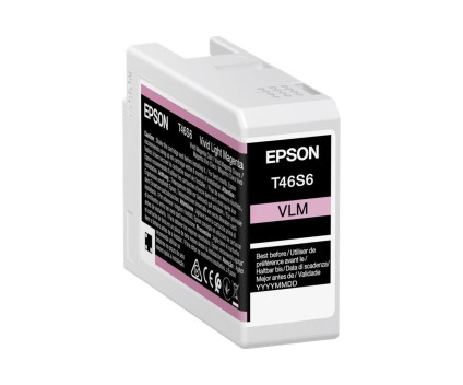 Cartucho de Tinta Original Epson T46S6 Light Magenta 25ml