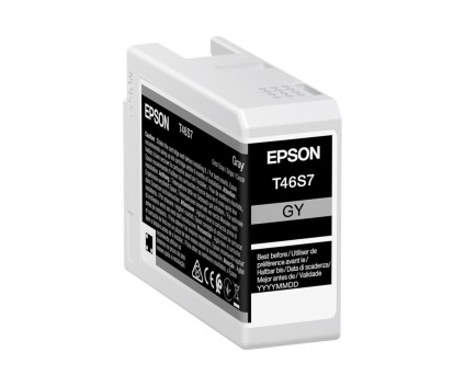 Cartucho de Tinta Original Epson T46S7 Gris 25ml