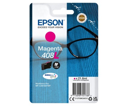 Cartucho de Tinta Original Epson T09K3 / 408 L Magenta 21.6ml