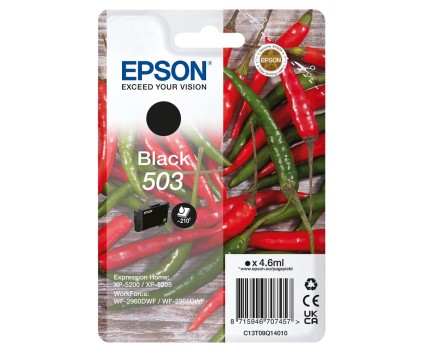 Cartucho de Tinta Original Epson T09Q1 / 503 Negro 4.6ml ~ 210 Paginas