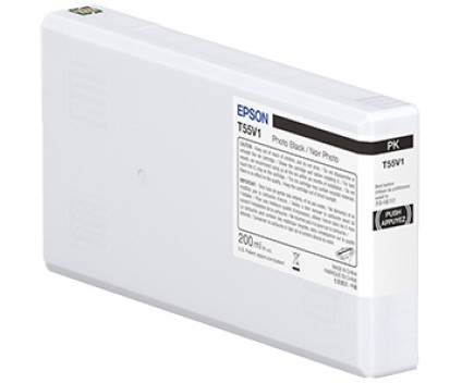 Cartucho de Tinta Original Epson T55W1 Negro Foto 200ml