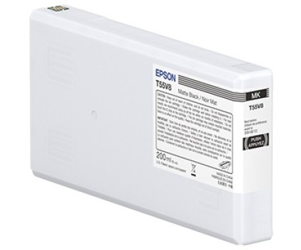 Cartucho de Tinta Original Epson T55W8 Negro Matte 200ml
