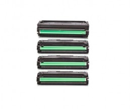 4 Cartuchos de Toneres Compatibles, Samsung 503L Negro + Colores ~ 8.000 / 5.000 Paginas