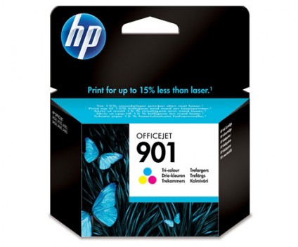 Cartucho de Tinta Original HP 901 Colores 9ml ~ 360 Paginas