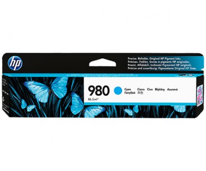 Cartucho de Tinta Original HP 980 Cyan 86.5ml ~ 6.600 Paginas